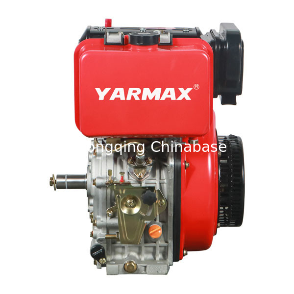 11.8HP 8.1kW محرك ديزل مبرد بالهواء اسطوانة واحدة 4 السكتة الدماغية 195F YARMAX محرك ديزل