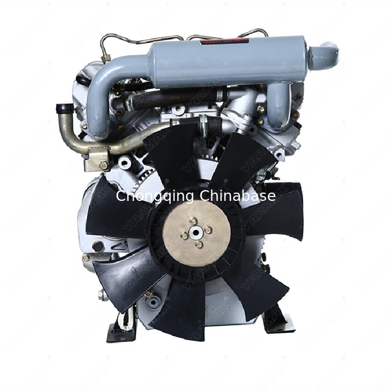 محرك ديزل مبرد بالماء منخفض الضوضاء 2V80 17.6HP 13.0kW V Twin 4 Stroke