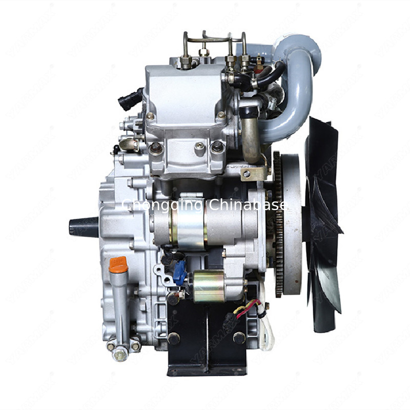 محرك ديزل مبرد بالماء منخفض الضوضاء 2V80 17.6HP 13.0kW V Twin 4 Stroke