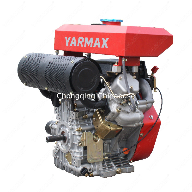 2V88 19HP تبريد الهواء محرك الديزل كاما 14kW اثنين من اسطوانة V التوأم 4 السكتة الدماغية منخفضة الضوضاء