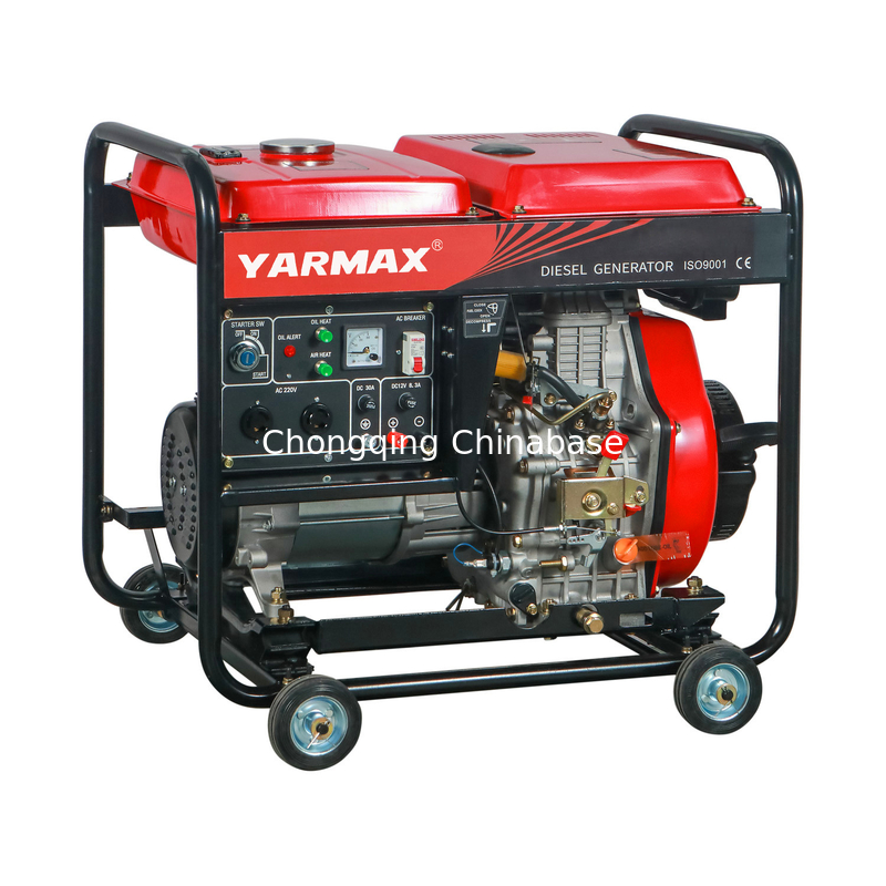 YM9700E 532mL مولد ديزل صغير 7.0KW 6.5KW مولد محمول يعمل بالديزل