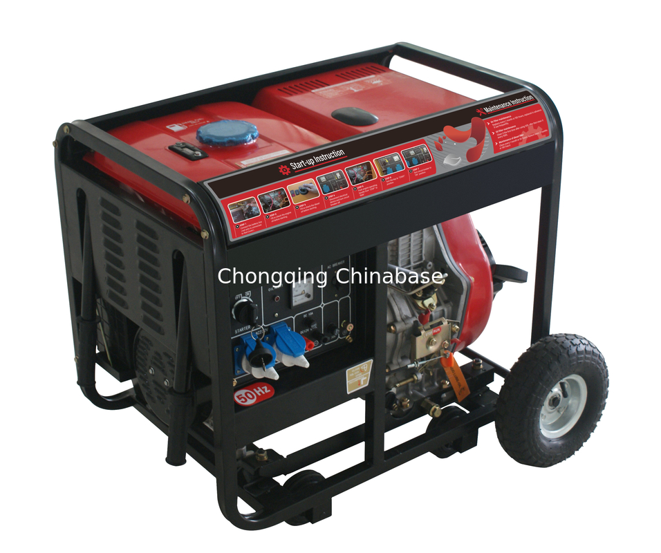 YM9700E 532mL مولد ديزل صغير 7.0KW 6.5KW مولد محمول يعمل بالديزل