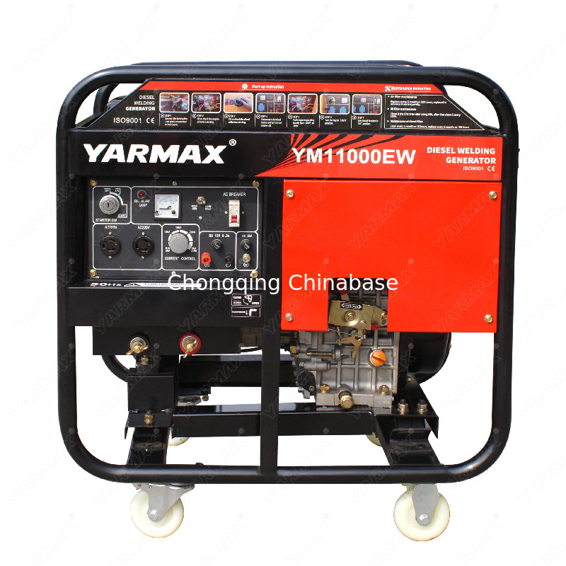 مولد لحام ديزل 3000 دورة في الدقيقة YM11000 4.0KW 18.2A 50-180A 25-30V