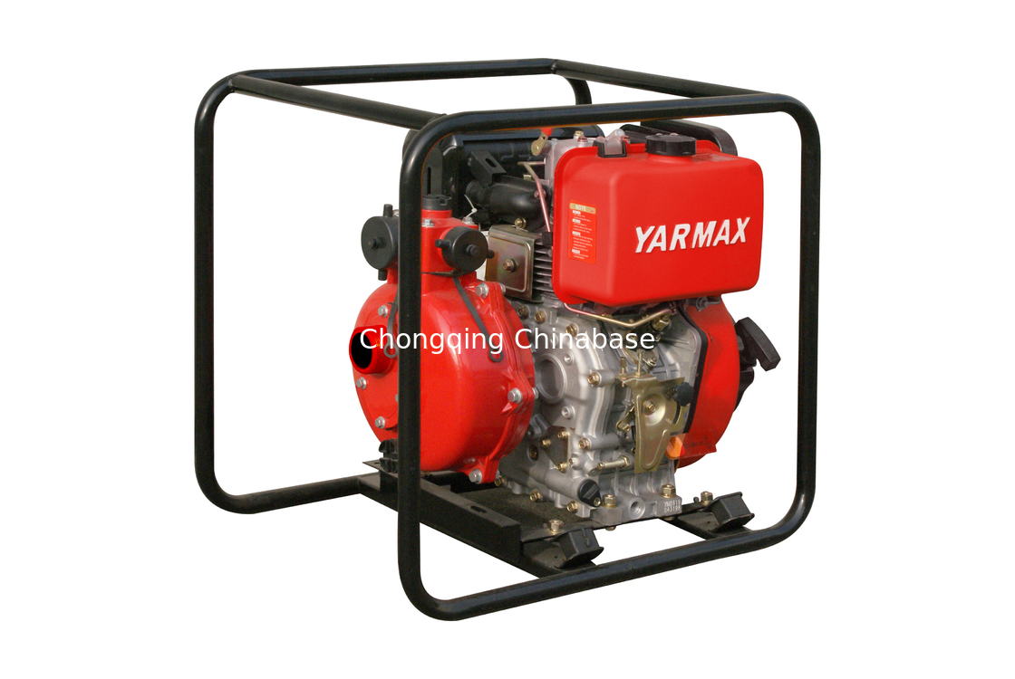 مضخة مياه محرك الديزل YMDP20H ذات الضغط العالي مع 4 أشواط 36m³ / H 8.2HP